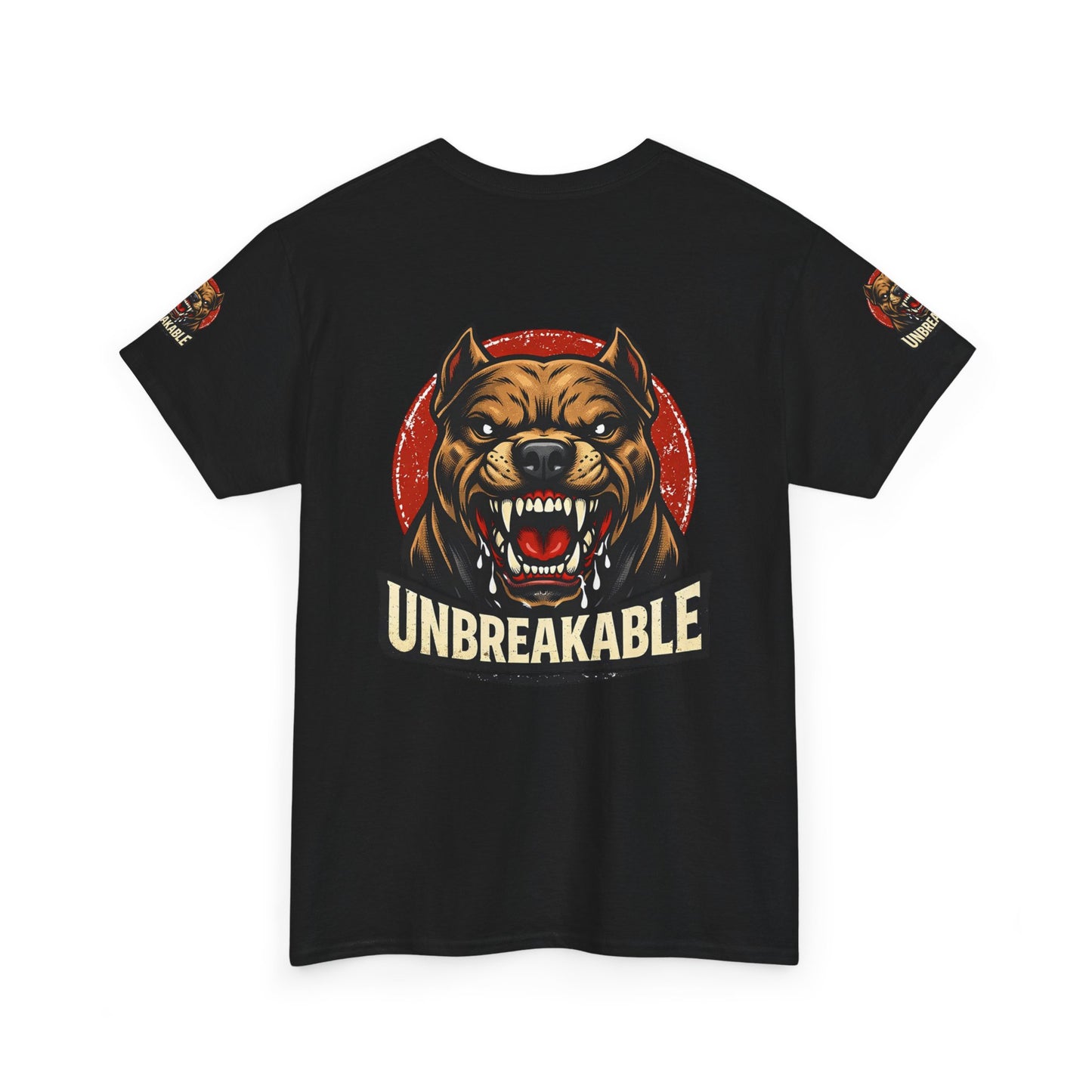 Unbreakable Pitbull Tee — Fierce Dog Graphic T-Shirt