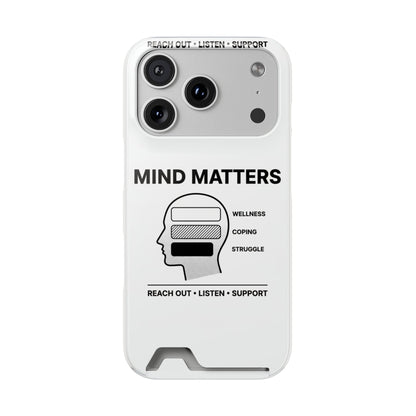Mind Matters Phone Card Case — Mental Health Awareness Card Holder Case