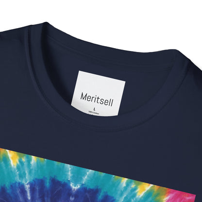 Tie-Dye Mandala T-Shirt — Colorful Retro Festival Tee
