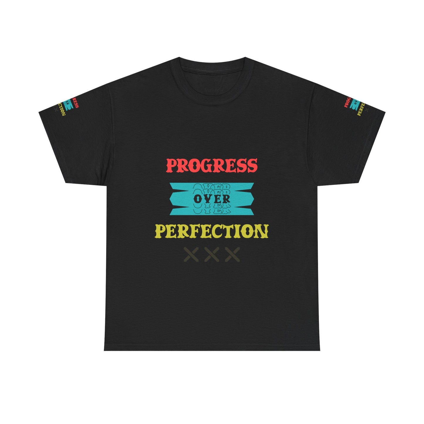 Progress Over Perfection T‑Shirt — Motivational Graphic Tee