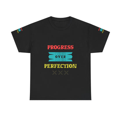 Progress Over Perfection T‑Shirt — Motivational Graphic Tee