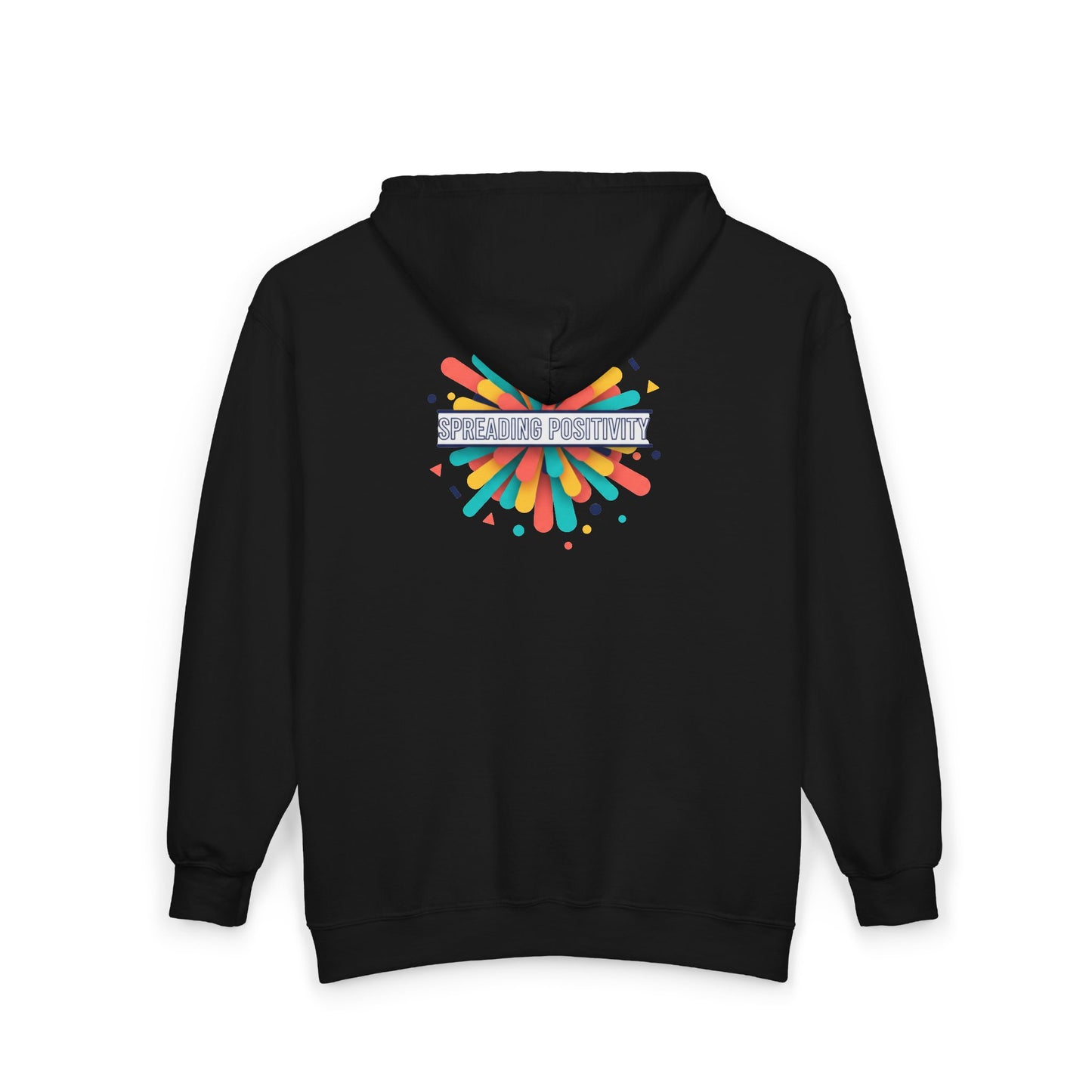 Spread Your Creativity Zip Hoodie — Colorful Inspirational Graphic Hoodie