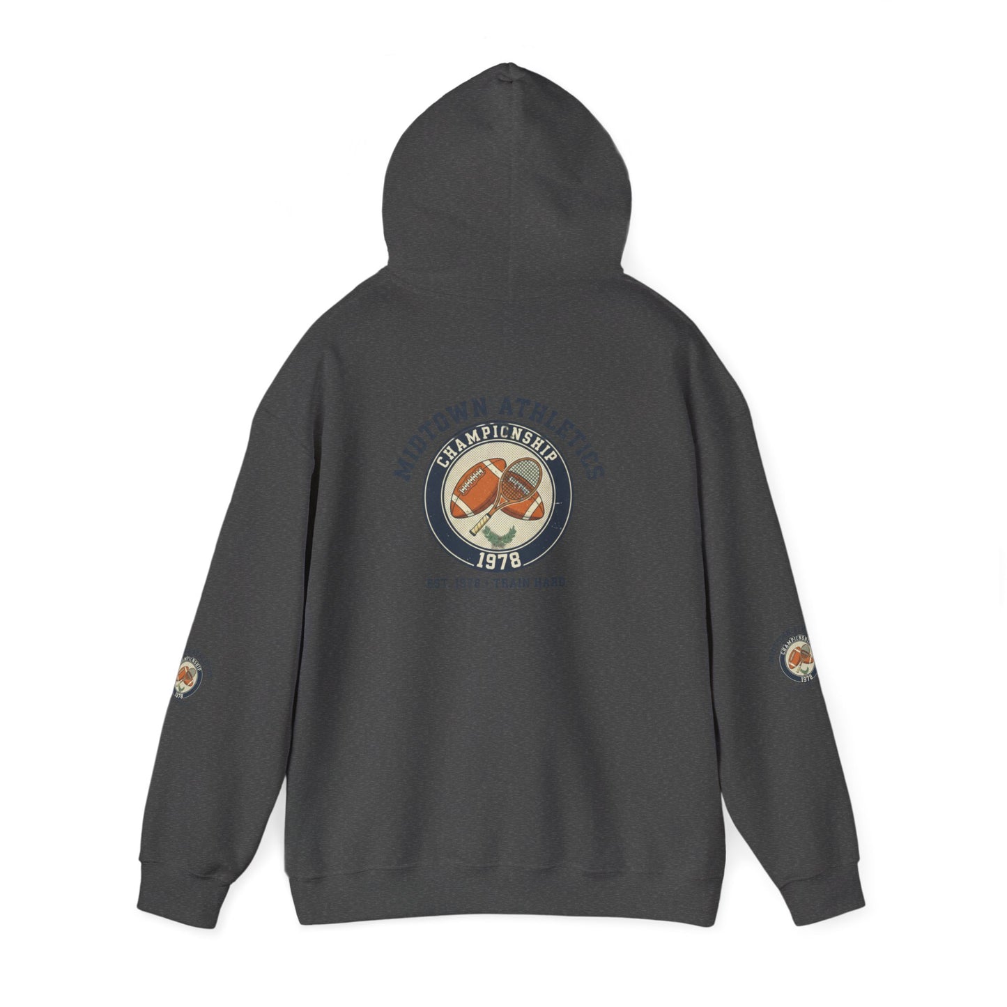 Athletic Hoodie — Midtown Athletics '78 Vintage Running Club Sweatshirt