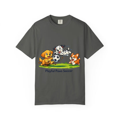 T-Shirt — Playful Paws Soccer Kids Tee