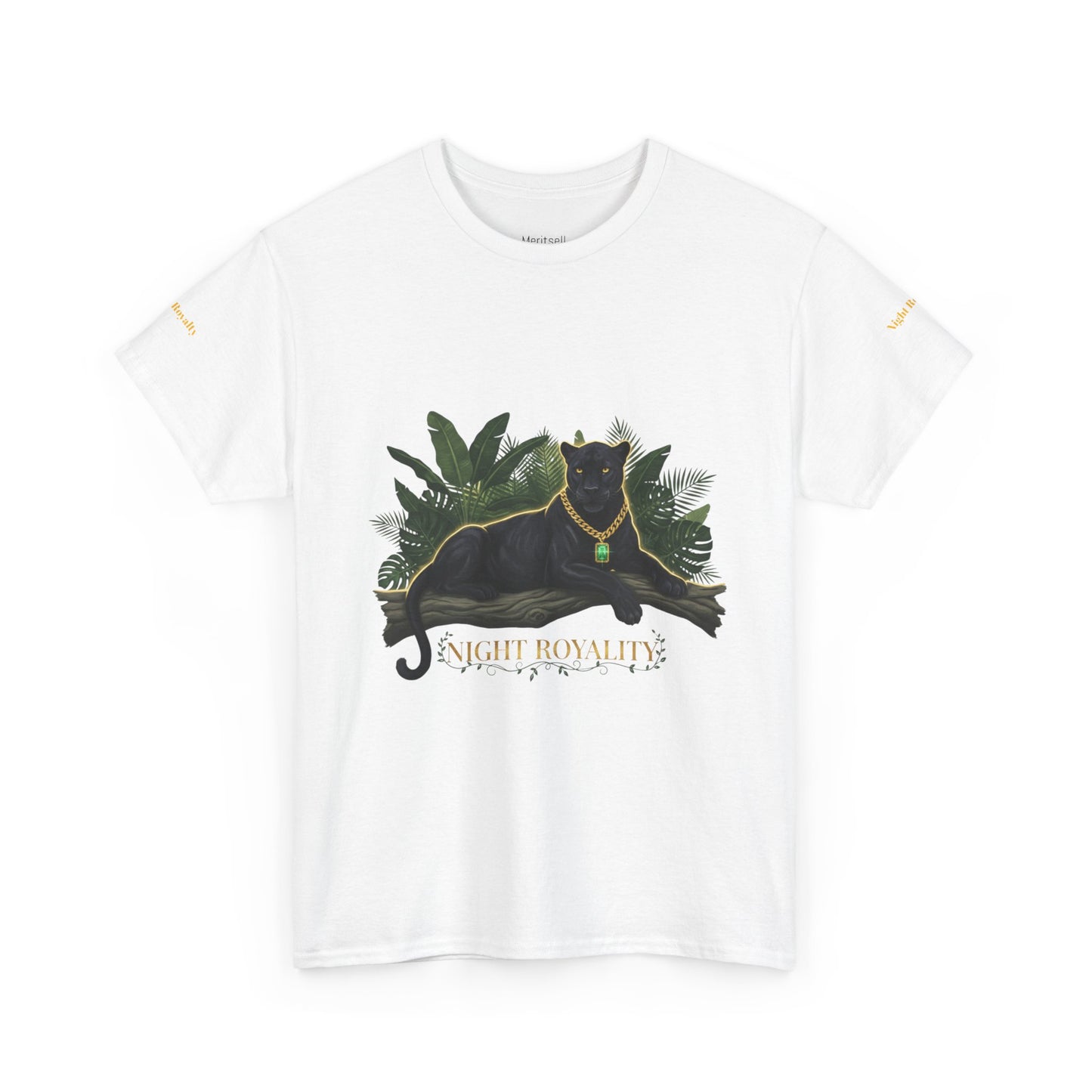 Black Panther 'Night Royalty' Tee — Regal Cat Graphic T-Shirt