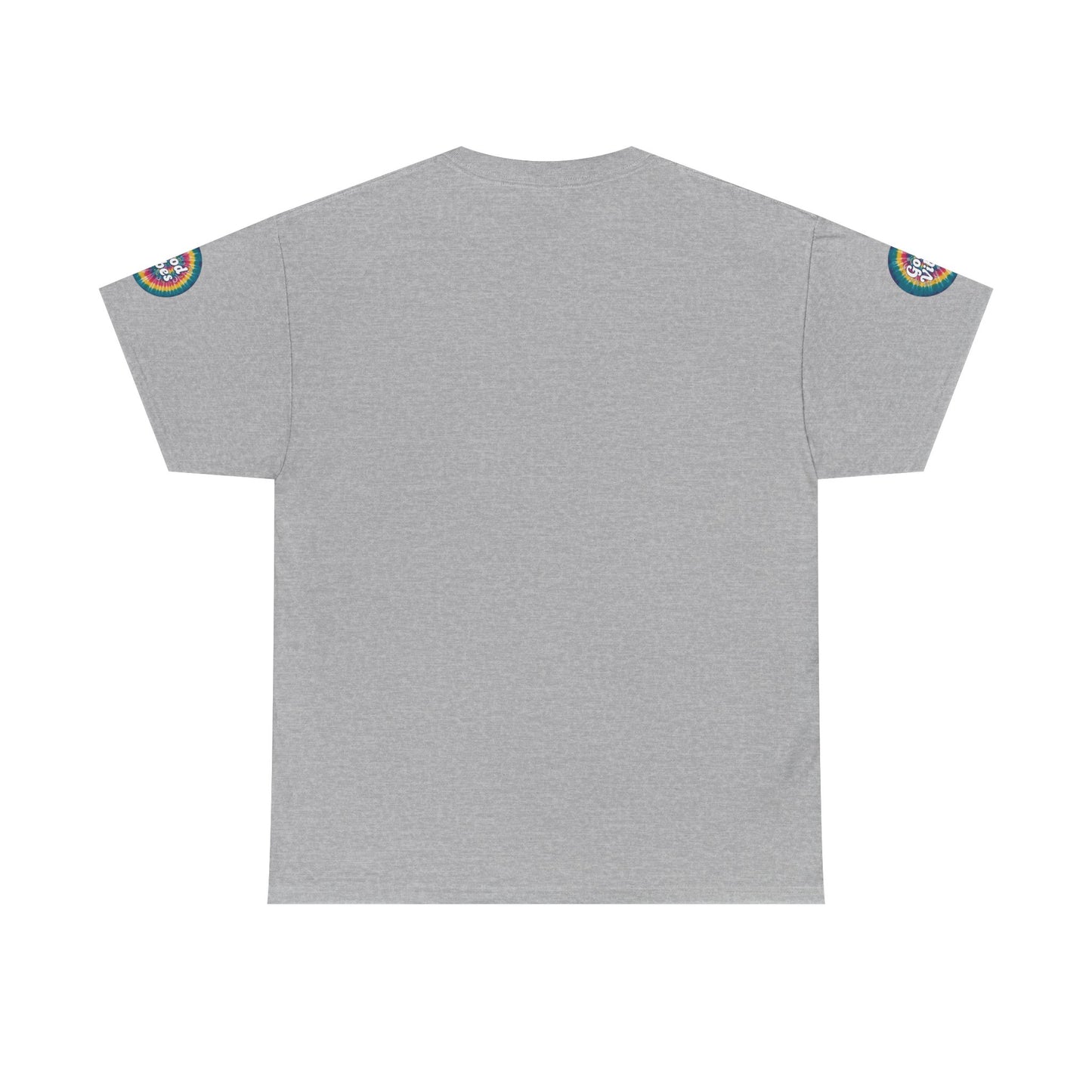 Good Vibes Tie-Dye Tee — Retro Rainbow Graphic T-Shirt