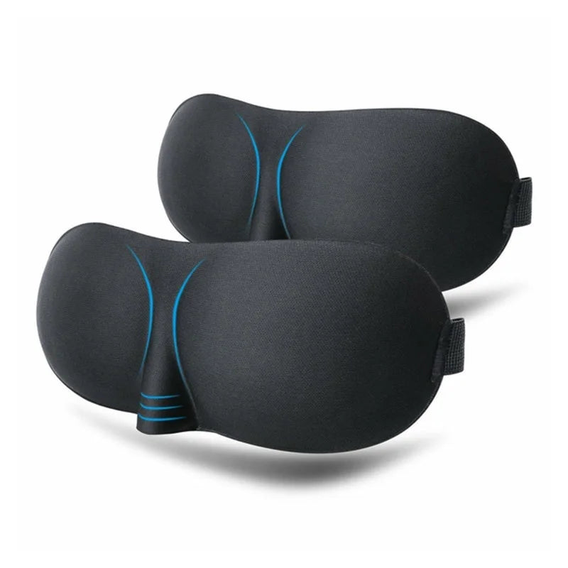 3D Sleep Mask Natural Sleeping Eye Mask Eyeshade Cover Shade Eye Patch Women Men Soft Portable Blindfold Travel Eyepatch - Merit Sell