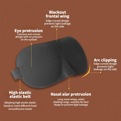 3D Sleep Mask Natural Sleeping Eye Mask Eyeshade Cover Shade Eye Patch Women Men Soft Portable Blindfold Travel Eyepatch - Merit Sell