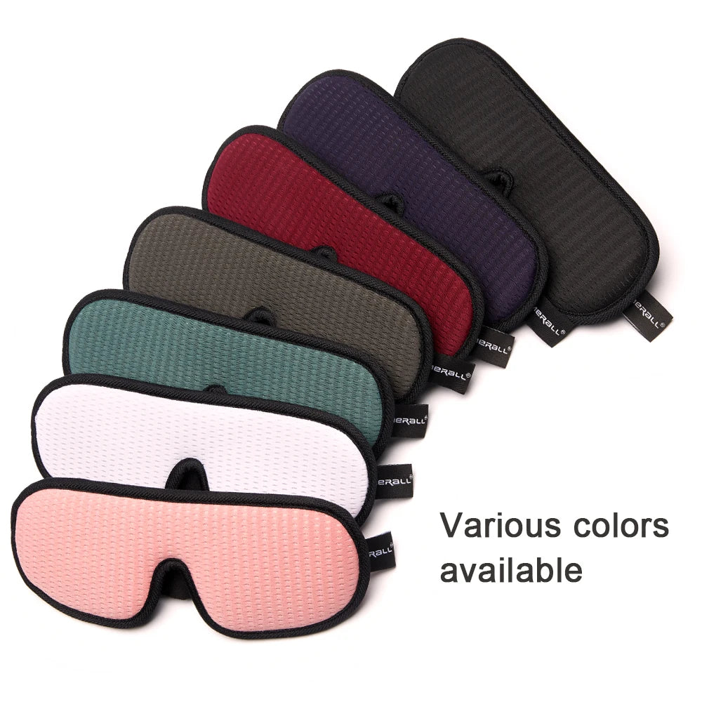 3D Sleeping Mask Block Out Light Sleep Mask For Eyes Soft Sleeping Aid Eye Mask for Travel Eyeshade Night Breathable Slaapmasker - Merit Sell