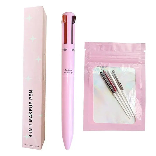 4 In 1 Makeup Pen Eyebrow Pencil Waterproof Drawing Eye Brow Long Lasting Easy Wear Eyeliner Eyebrow Pen Sweatproof Makeup Pen - Merit Sell