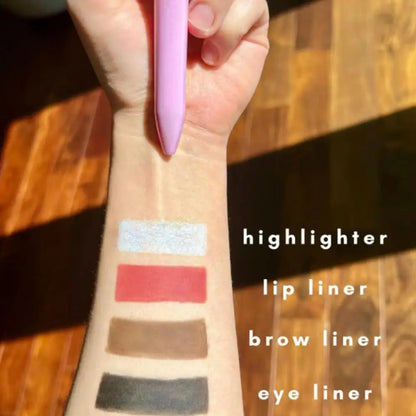 4 In 1 Makeup Pen Eyebrow Pencil Waterproof Drawing Eye Brow Long Lasting Easy Wear Eyeliner Eyebrow Pen Sweatproof Makeup Pen - Merit Sell