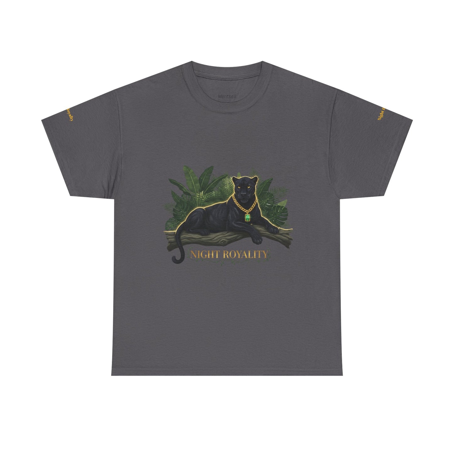 Black Panther 'Night Royalty' Tee — Regal Cat Graphic T-Shirt