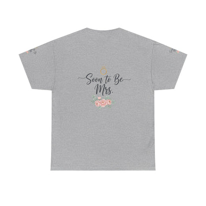 Soon to Be Mrs. Tee — Bridal Engagement Shirt with Floral Ring Design