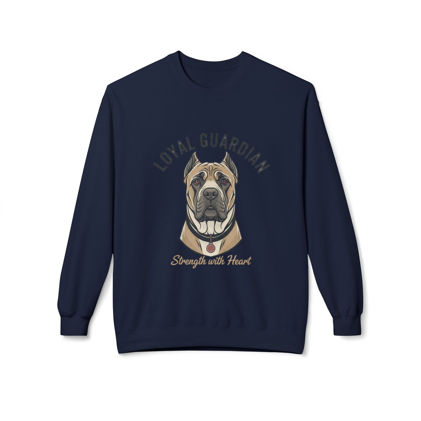 Loyal Guardian Sweatshirt — "Strength with Heart" Dog Crewneck