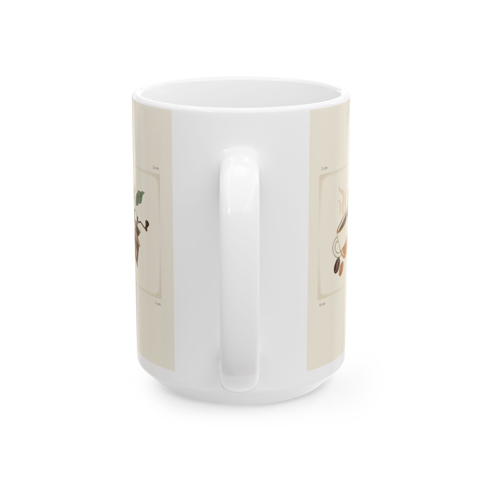 But First Coffee Ceramic Mug — 11oz & 15oz Morning Coffee Cup, Cute Coffee Lover Gift