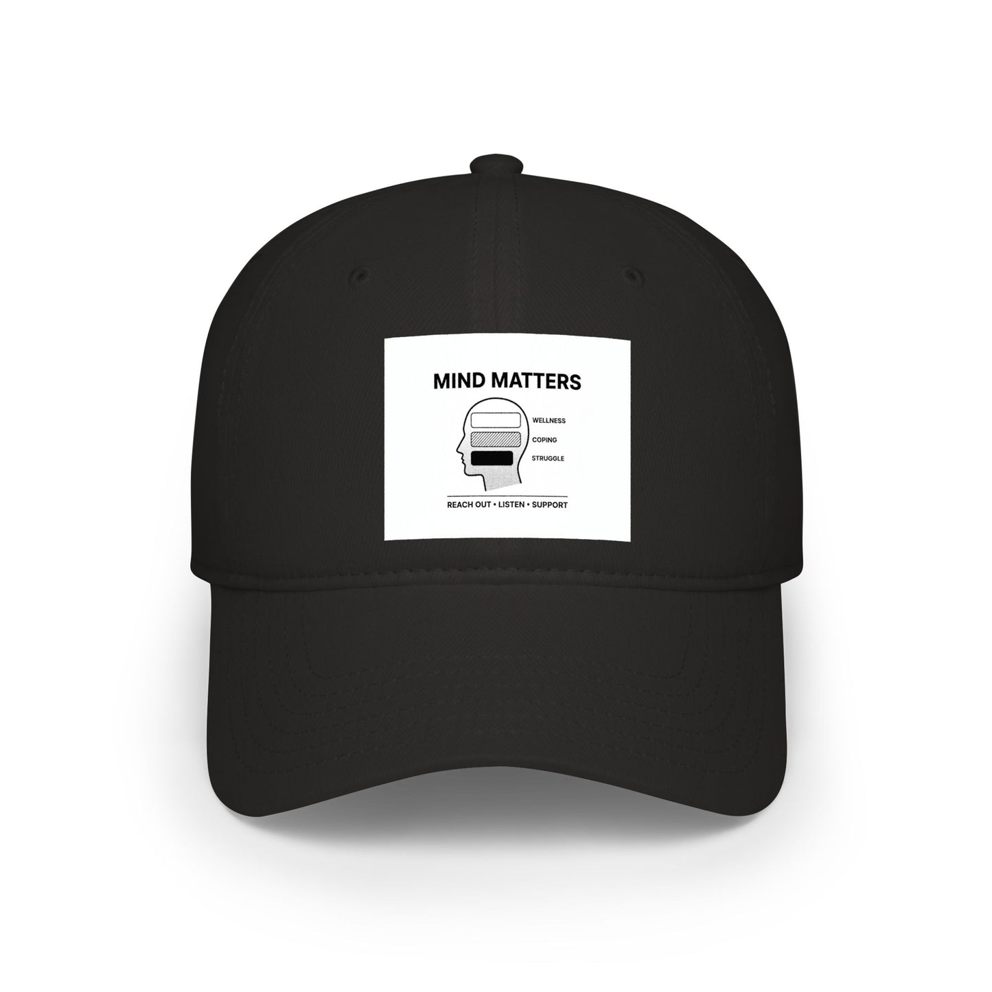 Mind Matters Low-Profile Baseball Cap — Mental Health Awareness Dad Hat