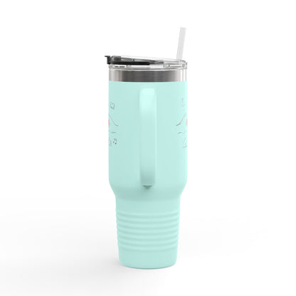 40oz Insulated Travel Mug — Heart & Home Sketch Design