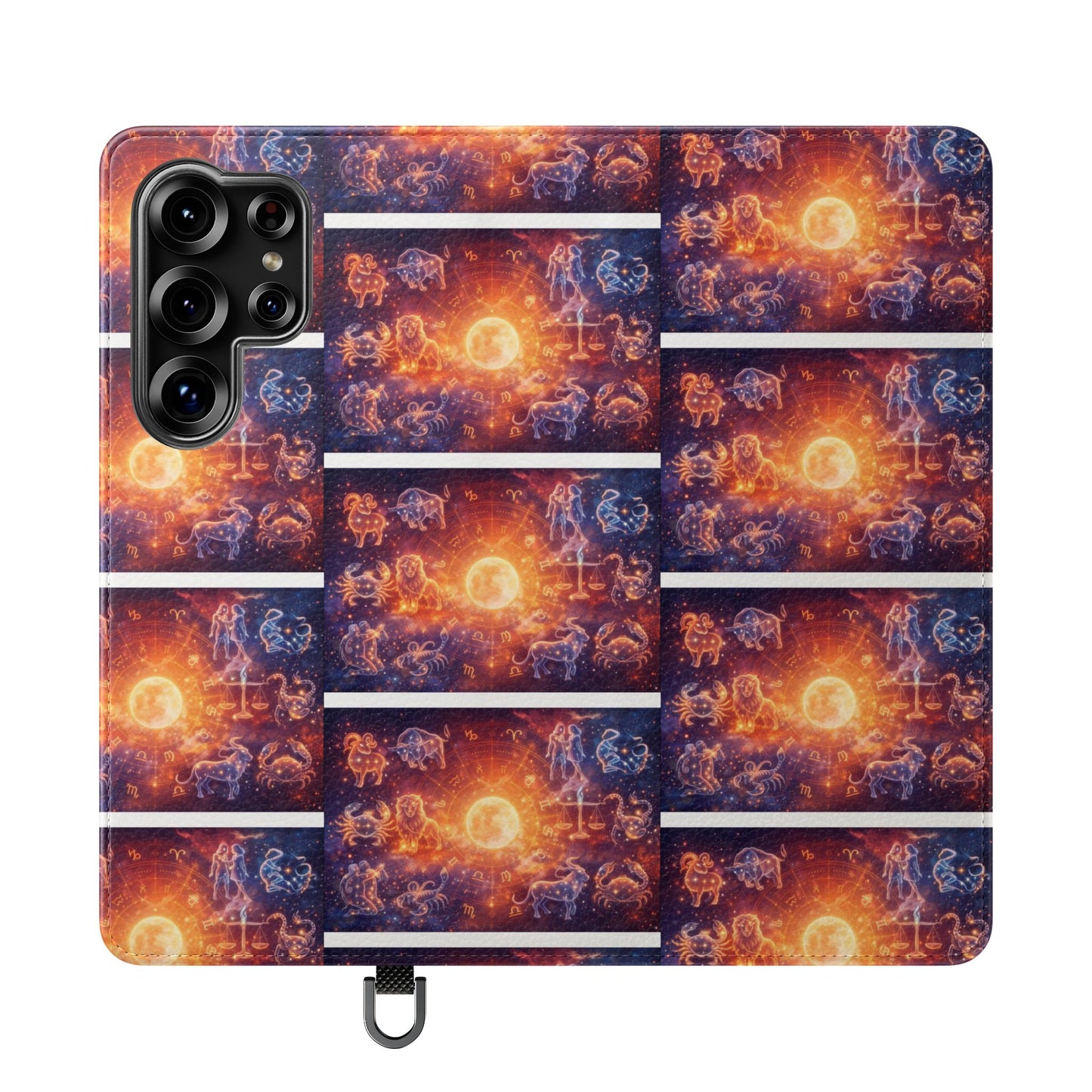 Sunrise Cosmos Flip Phone Case — Celestial Galaxy Wallet Flip Case