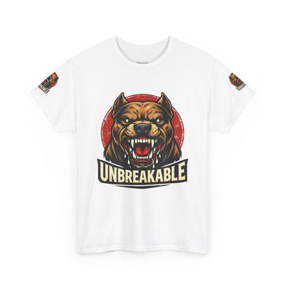 Unbreakable Pitbull Tee — Fierce Dog Graphic T-Shirt