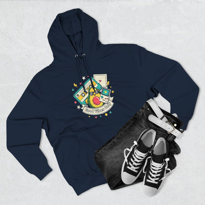 Good Vibes Only Hoodie — Retro Cassette Graphic Fleece Hoodie