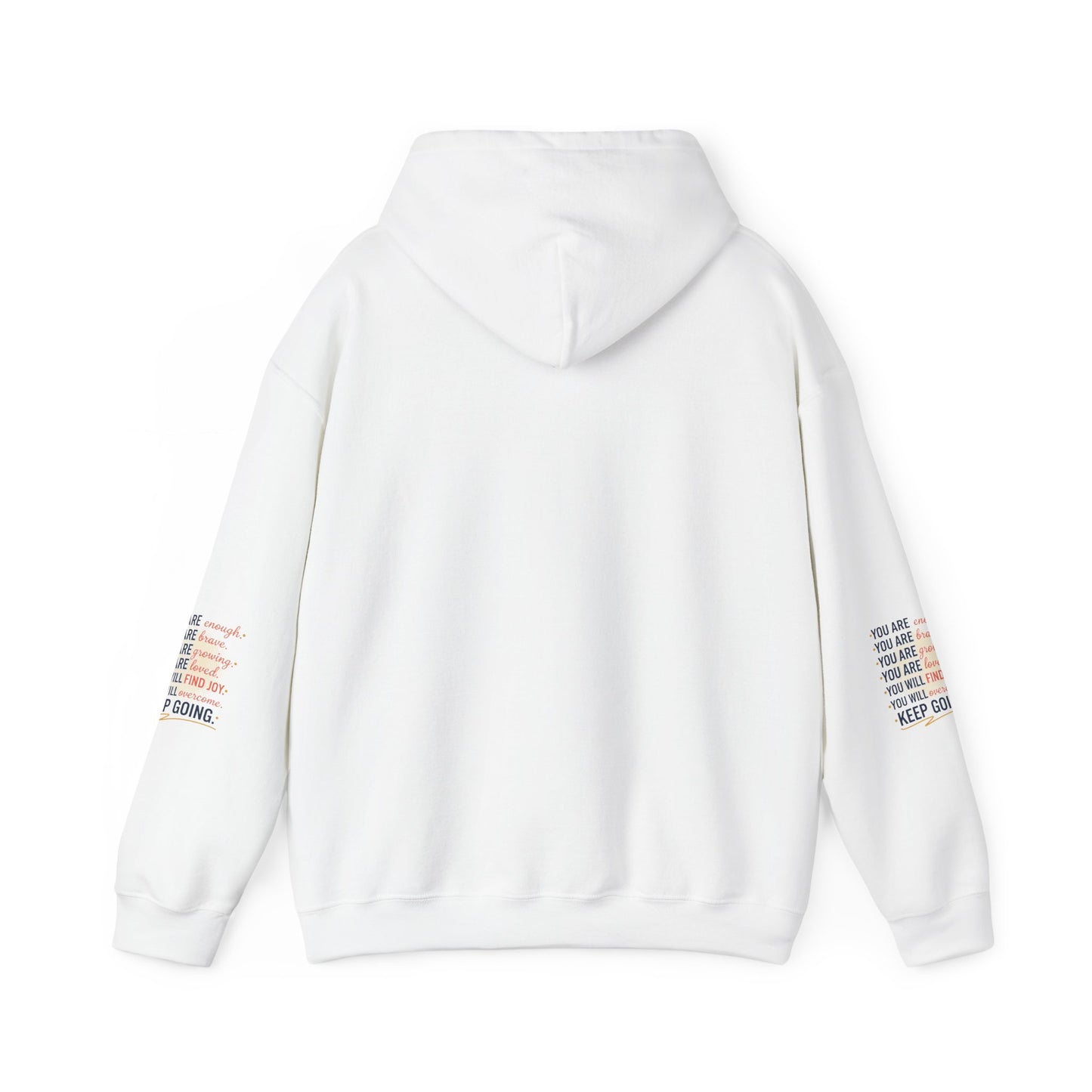 Inspirational 'Keep Going' Hoodie — Positive Affirmation Motivational Sweatshirt
