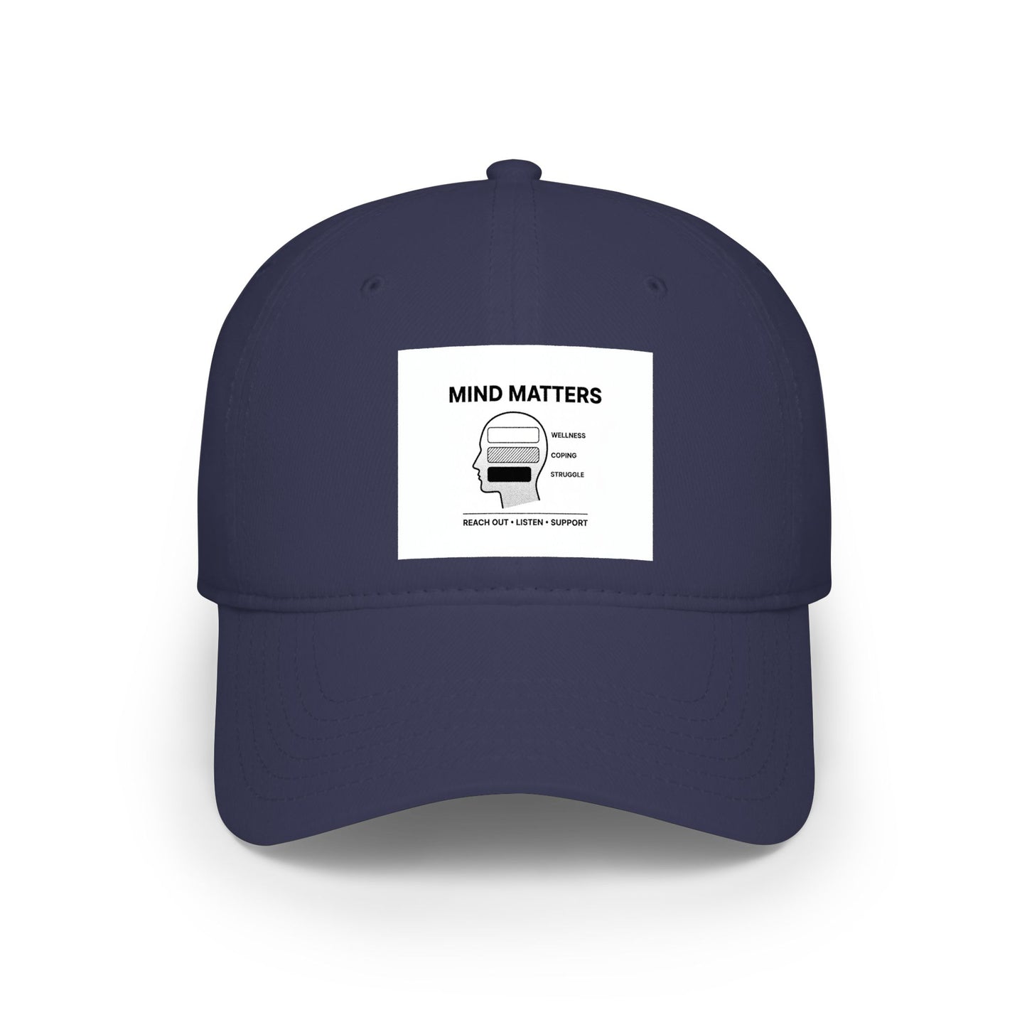 Mind Matters Low-Profile Baseball Cap — Mental Health Awareness Dad Hat