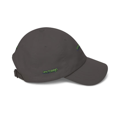 Dad Cap — Green Grunge 'Voltgrip' Embroidered Baseball Hat
