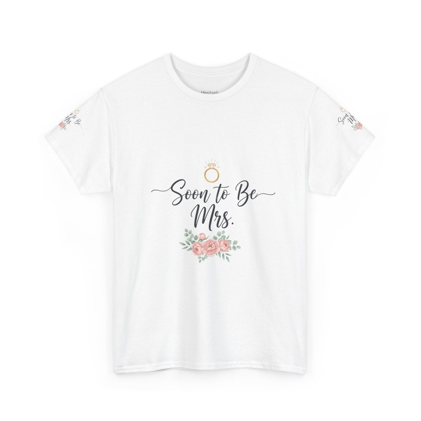 Soon to Be Mrs. Tee — Bridal Engagement Shirt with Floral Ring Design