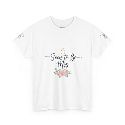 Soon to Be Mrs. Tee — Bridal Engagement Shirt with Floral Ring Design
