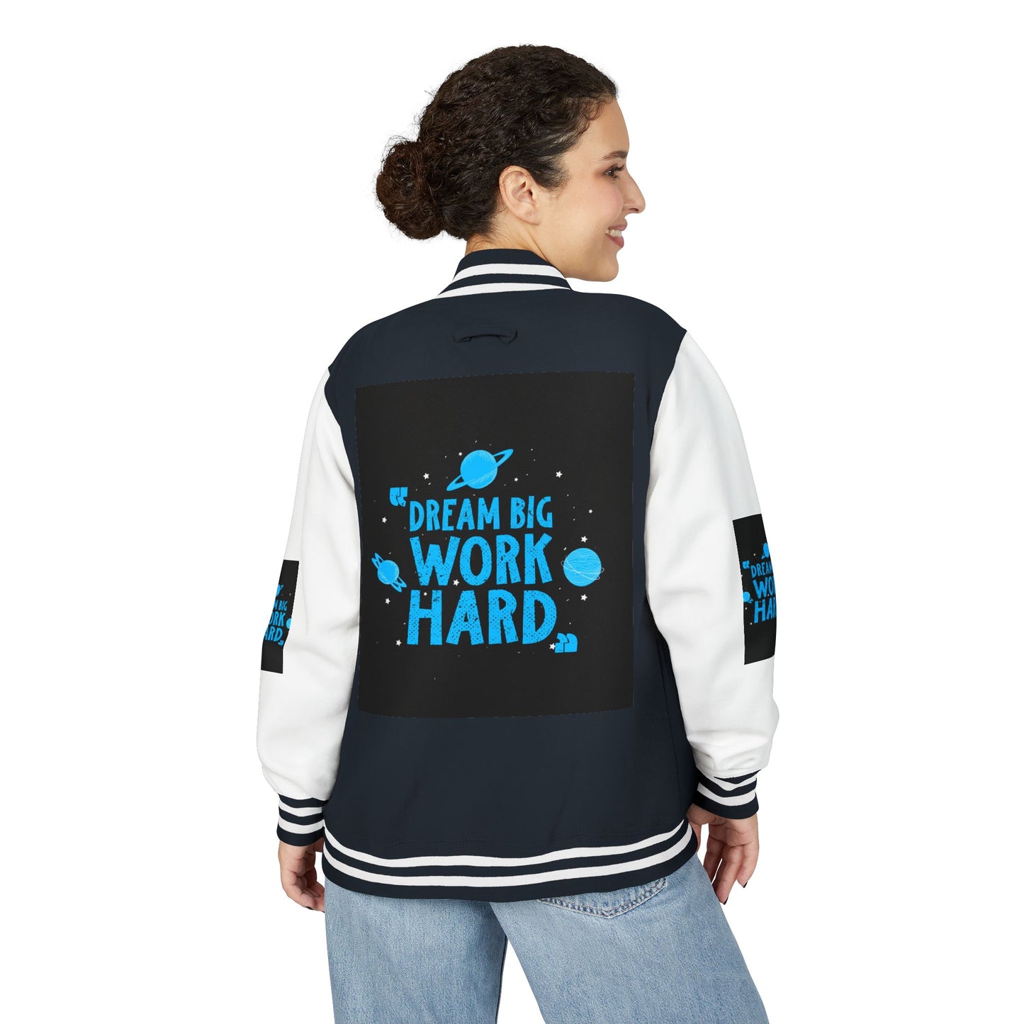Dream Big Work Hard Letterman Jacket