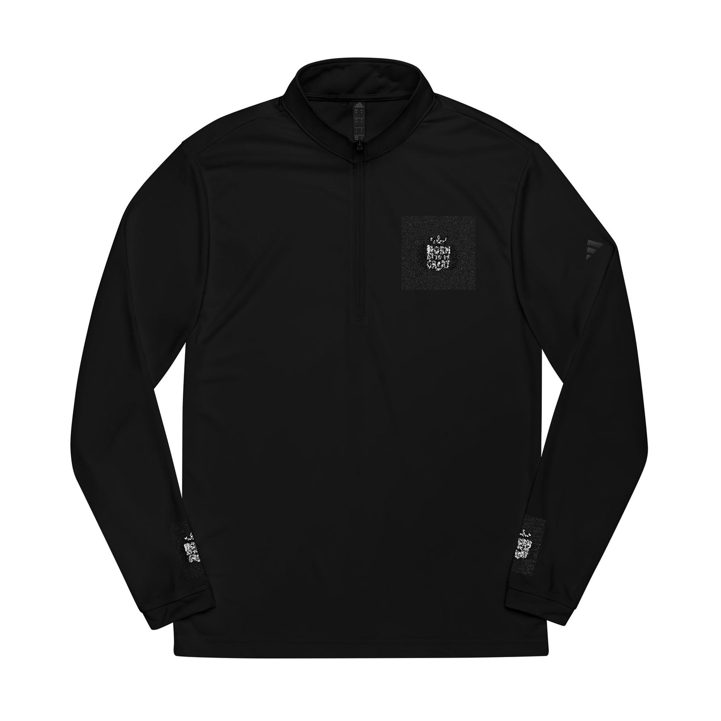 adidas Quarter-Zip Pullover — Embroidered Minimal Logo Performance Top
