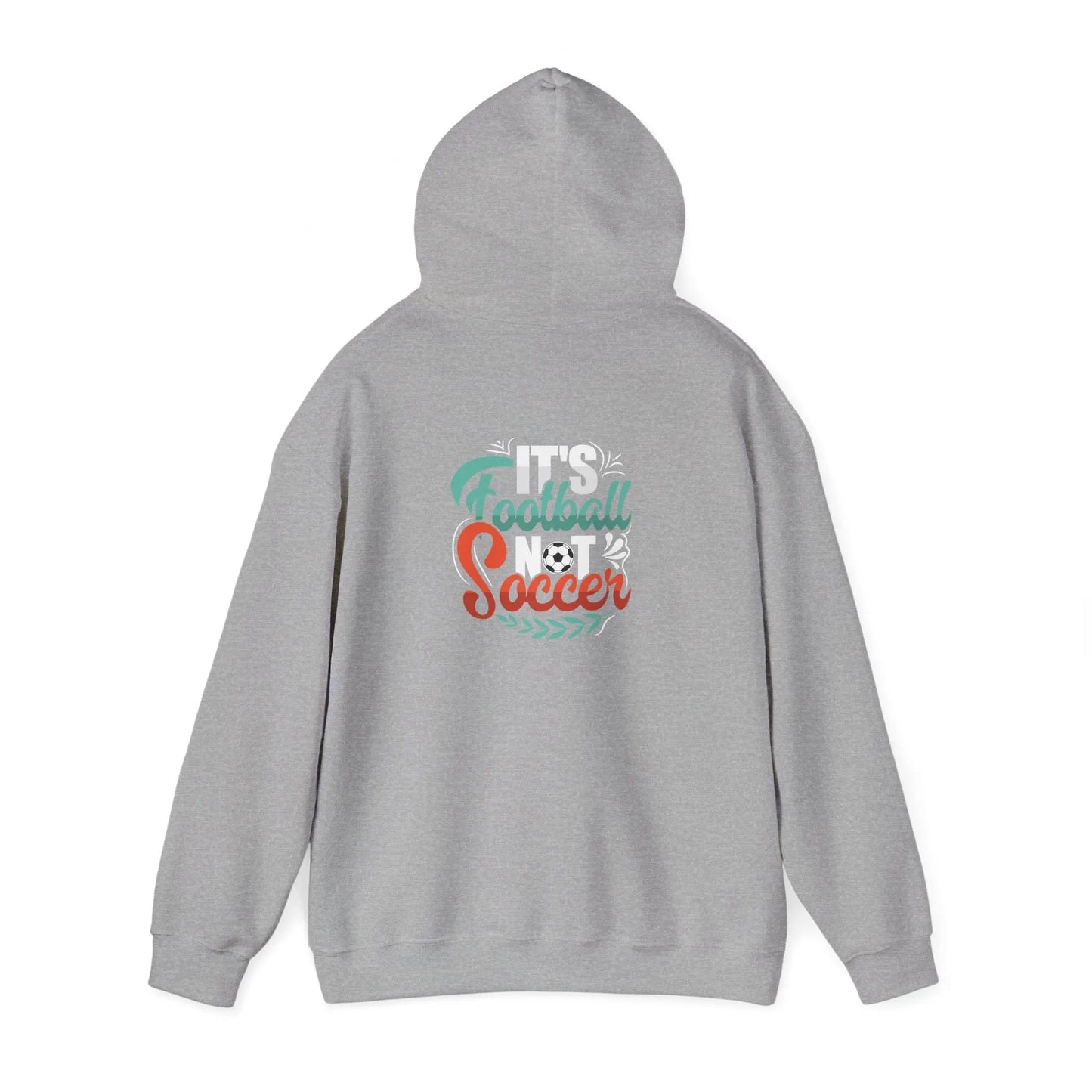 Soccer Football Hoodie — Retro Script 'Football Soccer' Pullover - Merit Sell