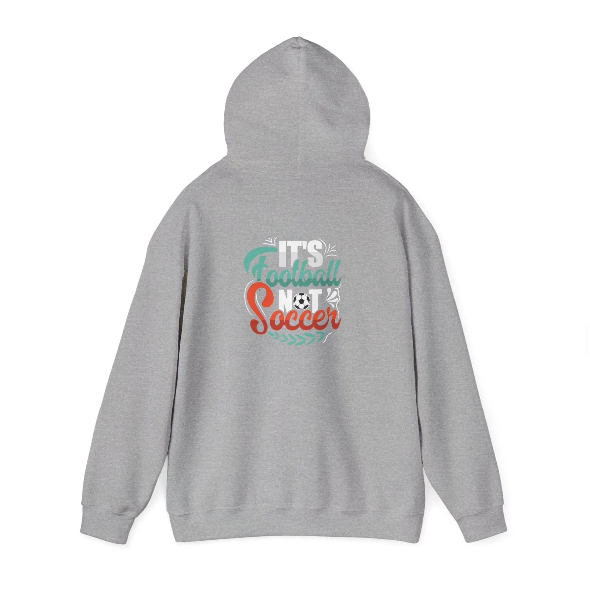 Soccer Football Hoodie — Retro Script 'Football Soccer' Pullover - Merit Sell
