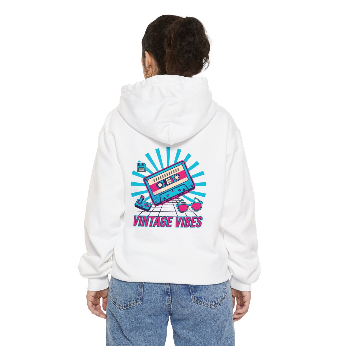 Hoodie — Retro Sunshine "Choose Kind" Graphic