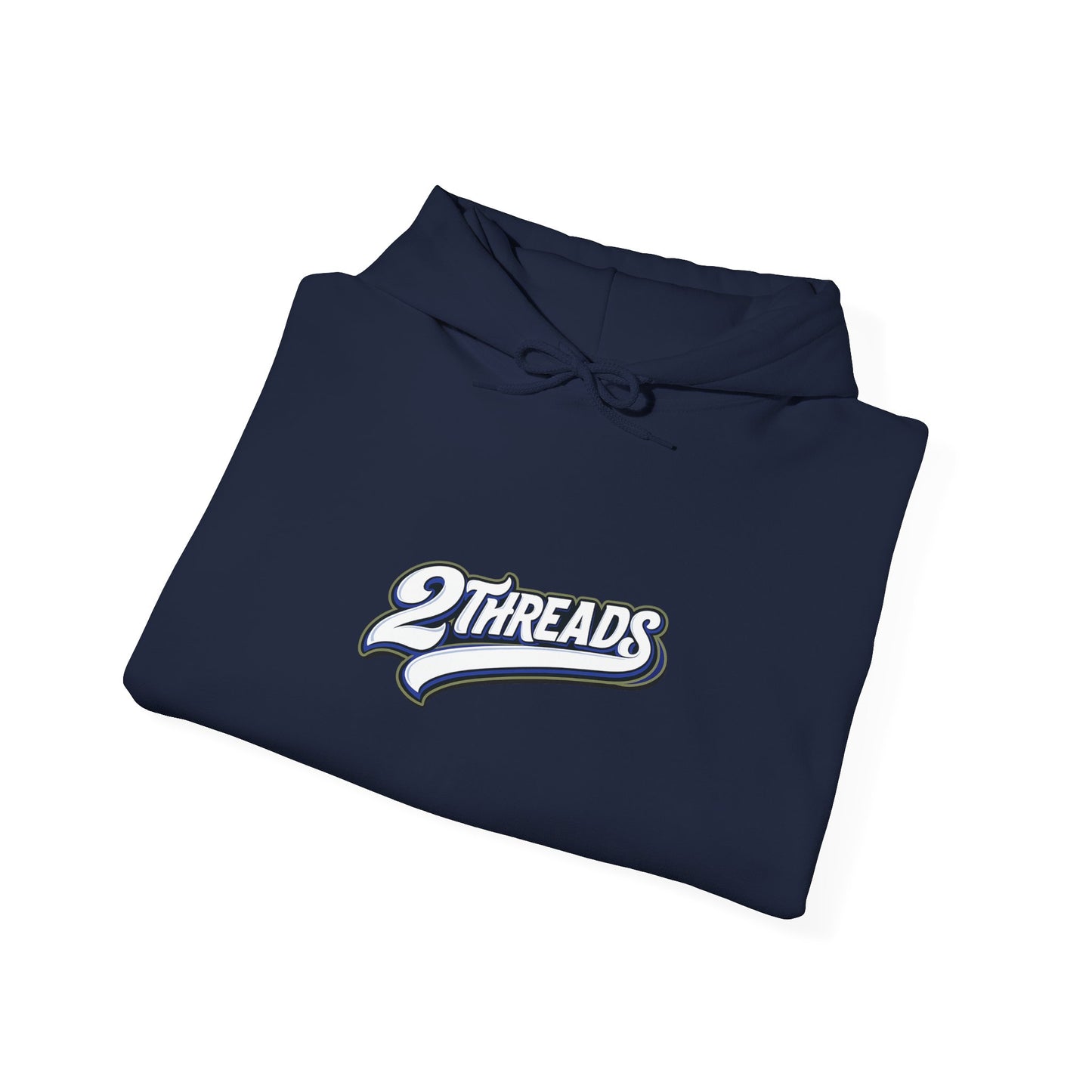 Baseball 2Threads Hoodie — Vintage Sport Logo Pullover - Merit Sell