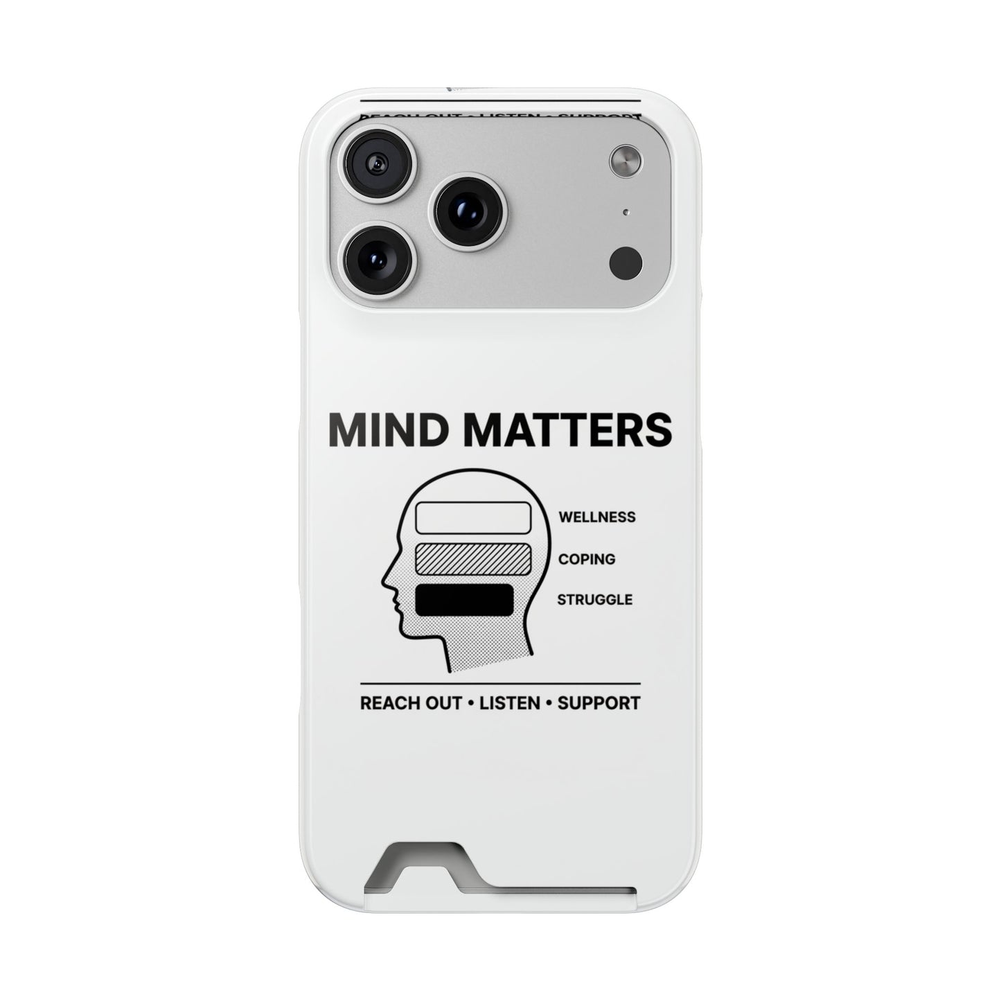 Mind Matters Phone Card Case — Mental Health Awareness Card Holder Case