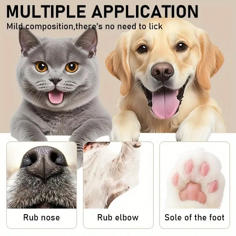 45g Dog Nose and Paw Pet Accessories Balm Dog Paw Cream Cats Dogs Paw Protector Cream Pet Feet Moisturizer Pet Crack Feet Repair - Merit Sell