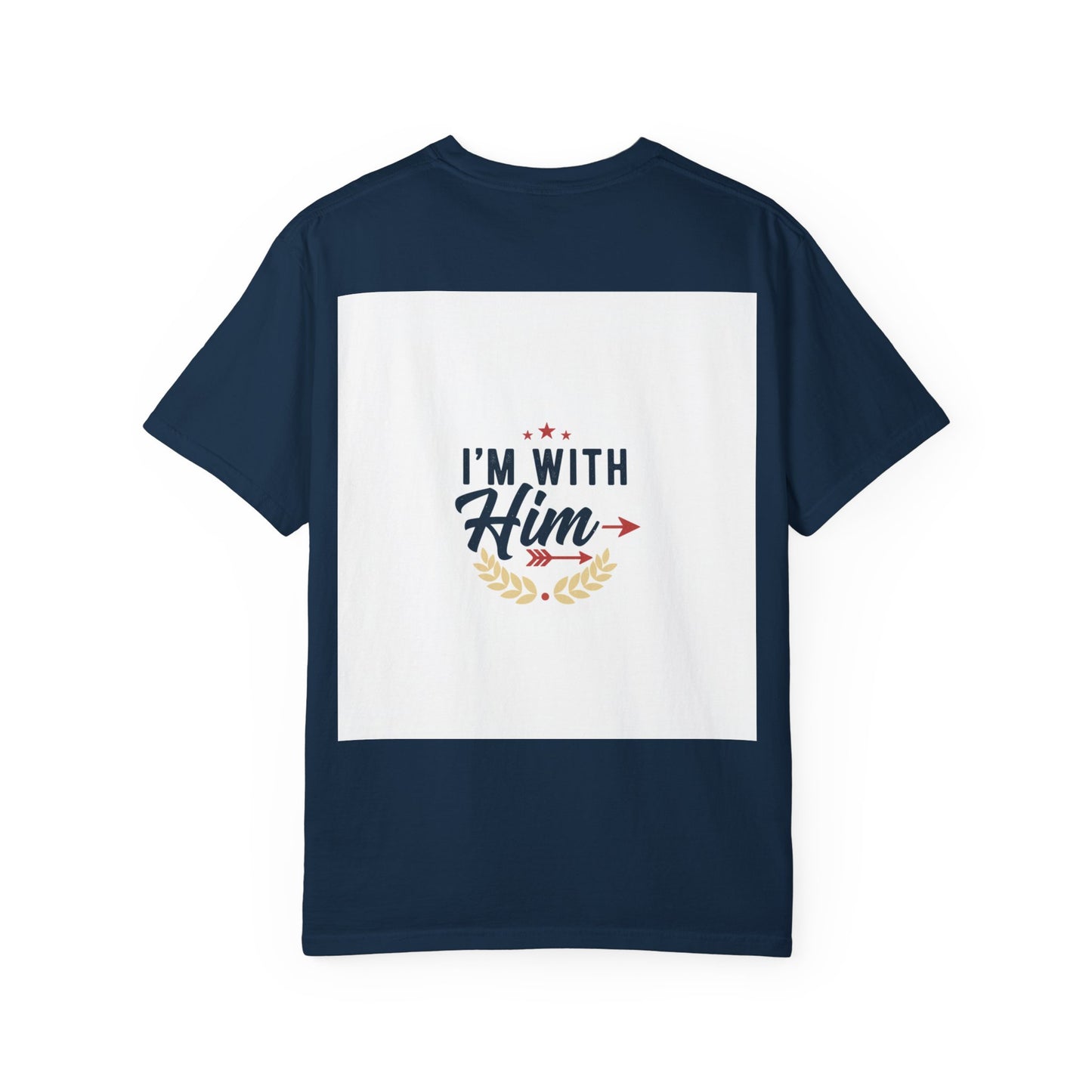I'm With Him T-Shirt — Patriotic Couple Arrow Graphic Tee
