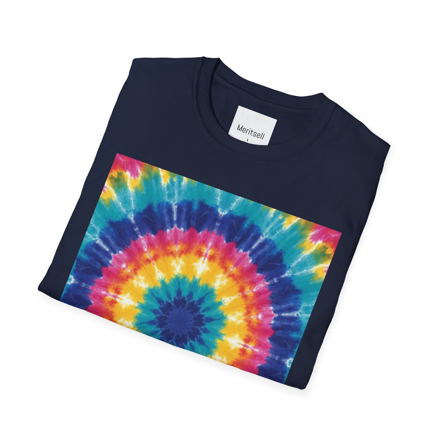 Tie-Dye Mandala T-Shirt — Colorful Retro Festival Tee