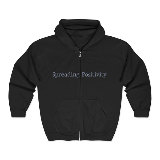 Spread Your Creativity Zip Hoodie — Colorful Inspirational Graphic Hoodie