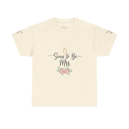 Soon to Be Mrs. Tee — Bridal Engagement Shirt with Floral Ring Design