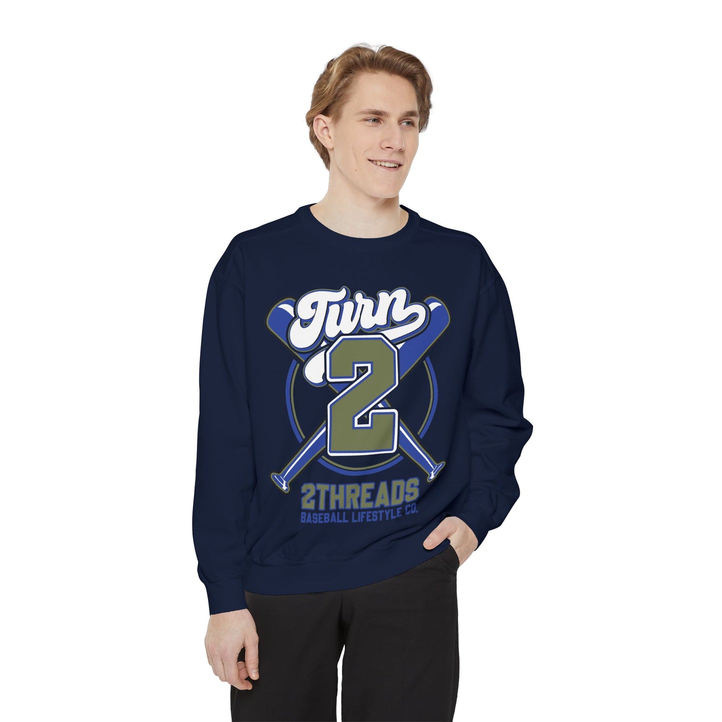 Baseball '2' Varsity Sweatshirt — 2Three08 Team Logo Pullover - Merit Sell