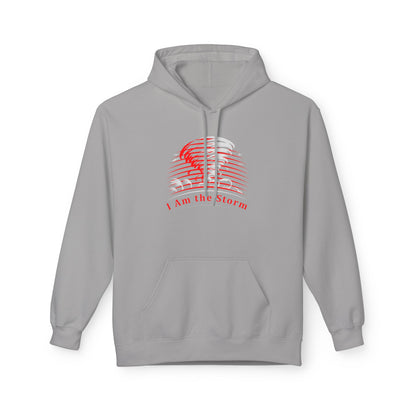 I Am the Storm Hoodie — Red Tornado Graphic Hoodie
