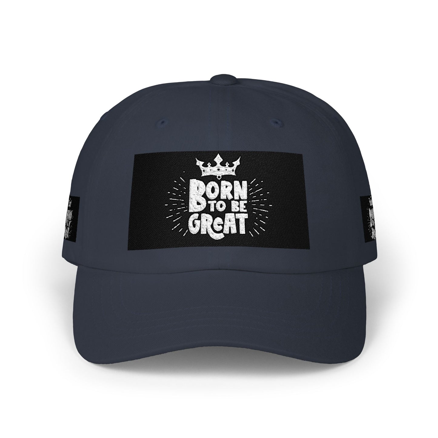 Dad Cap — "Born to Be Great" Crown Baseball Hat