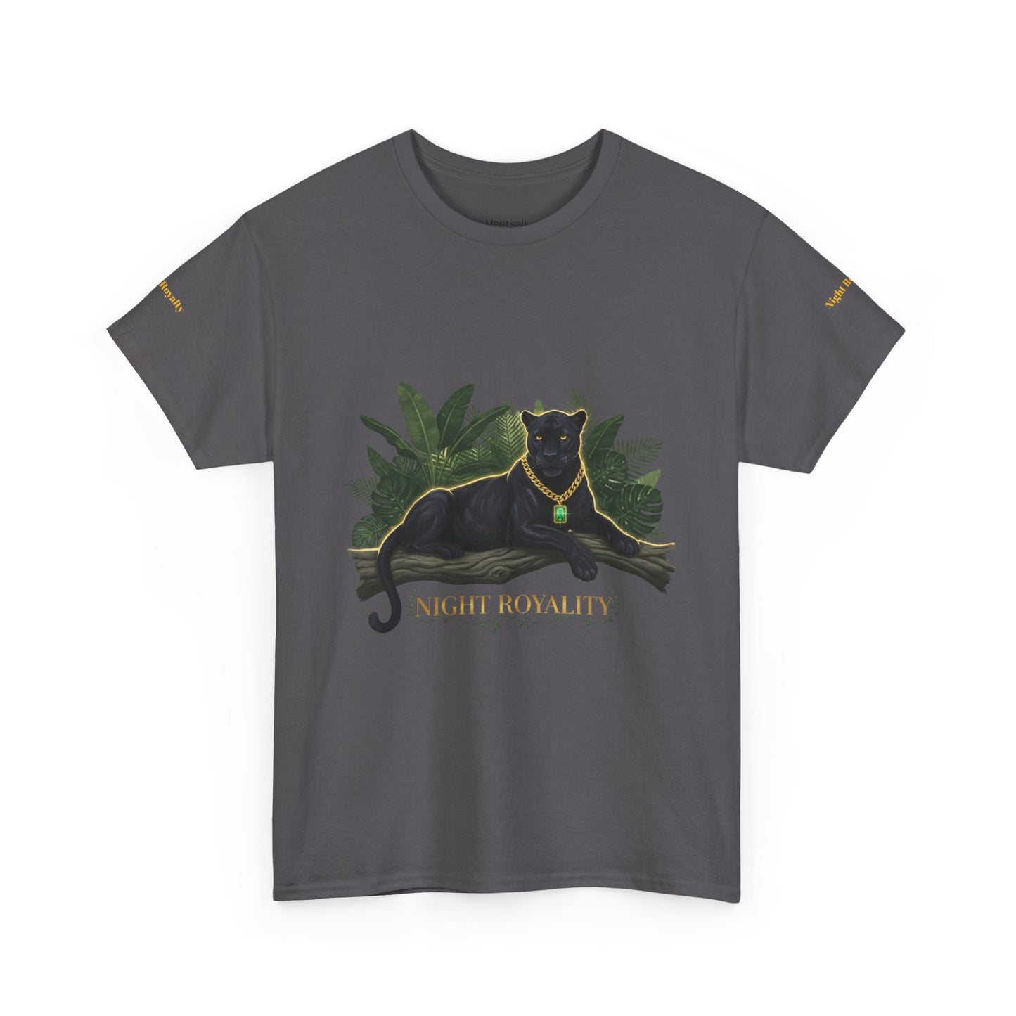 Black Panther 'Night Royalty' Tee — Regal Cat Graphic T-Shirt
