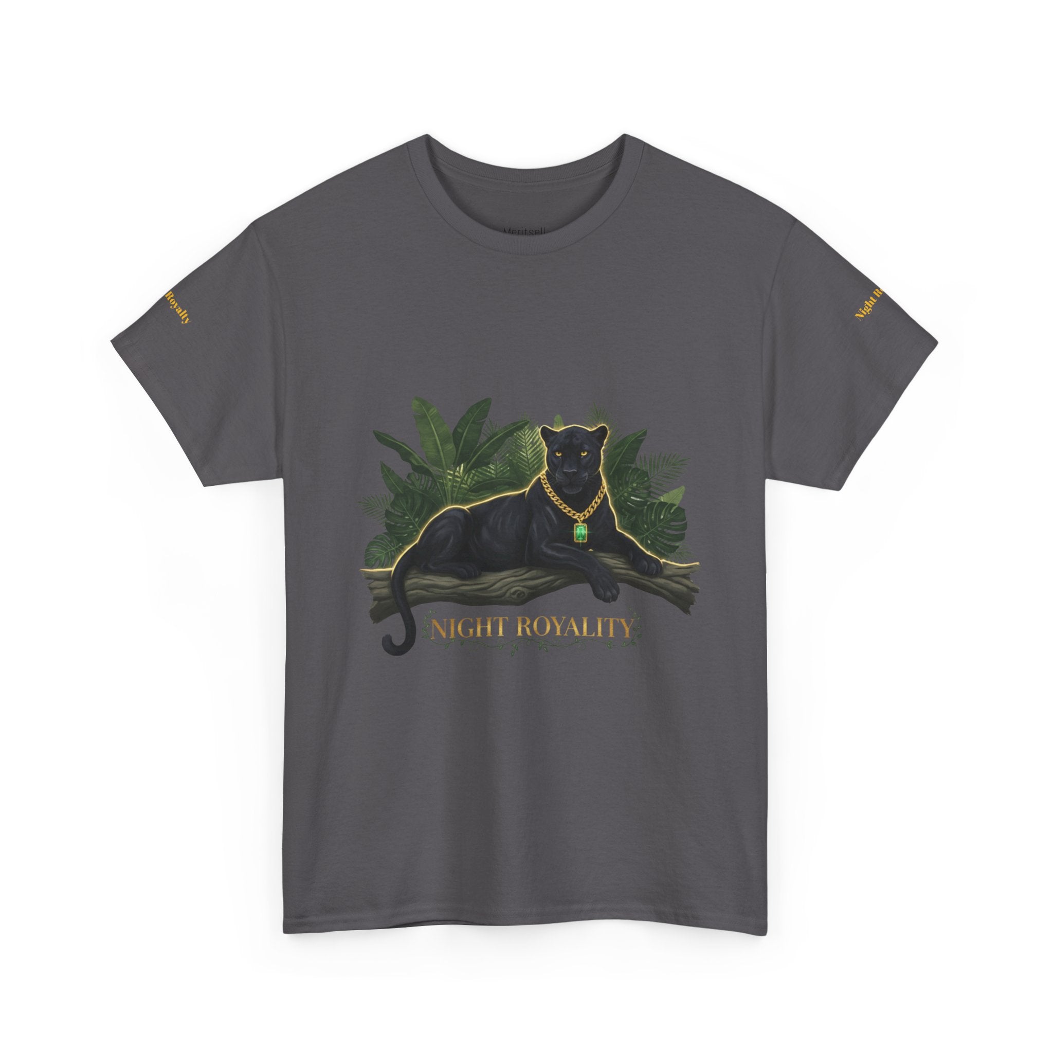 Black Panther 'Night Royalty' Tee — Regal Cat Graphic T-Shirt