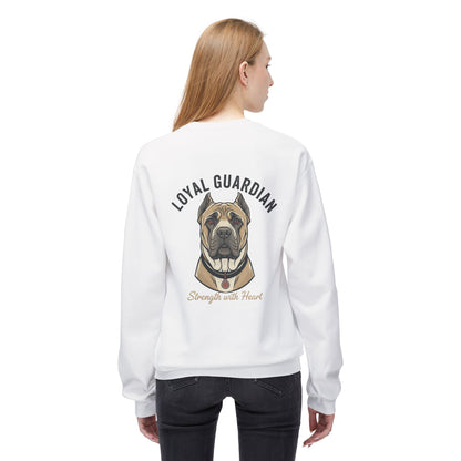 Loyal Guardian Sweatshirt — "Strength with Heart" Dog Crewneck