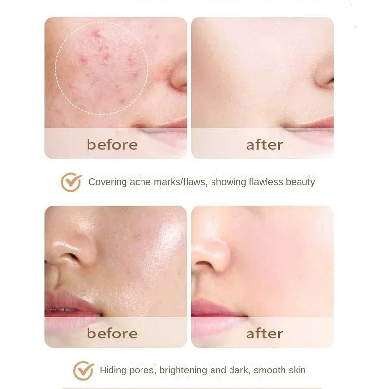 4Color Liquid Contouring Concealer Cream Makeup Waterproof Moisturizing Lasting Cover Acne Dark Circles Foundation Face Cosmetic - Merit Sell