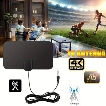 4K 1080p for Smart TV Smart TV Antenna Digital TV Antenna 2023 Latest Portable HD Antenna Indoor Support - Merit Sell