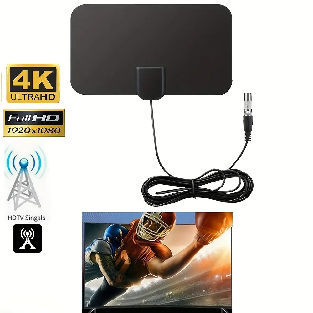 4K 1080p for Smart TV Smart TV Antenna Digital TV Antenna 2023 Latest Portable HD Antenna Indoor Support - Merit Sell